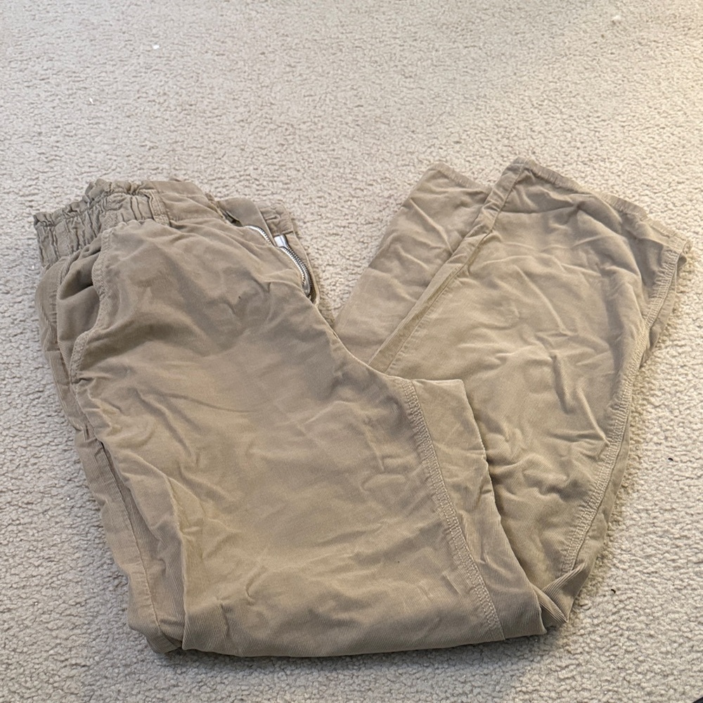 American Eagle Outfitters Tan Straight Leg Pants